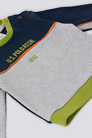 U.S. Polo Assn Koyu İndigo Cepli Bebek 2 Li Takım