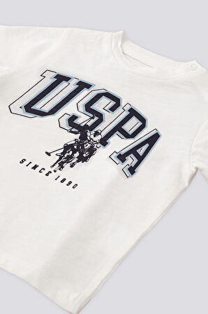 U.S. Polo Assn Lisanslı Sınce Beyaz Erkek Bebek Takımı