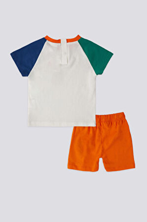 U.S. Polo Assn Lisanslı Two Colours Krem Erkek Bebek Takımı