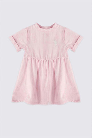 KIZ BEBEK ELBİSE - Pembe