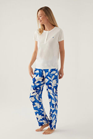 Pierre Cardin Arm Krem Kadın Kısa Kol Pijama Takımı