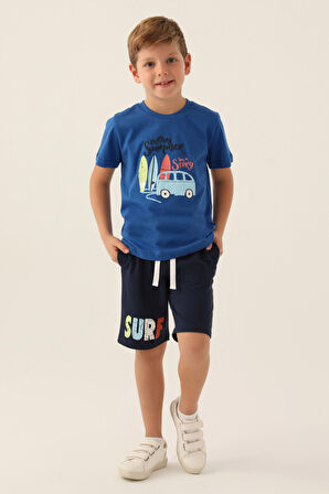 RolyPoly Every Cobalt Erkek Çocuk Bermuda Takım