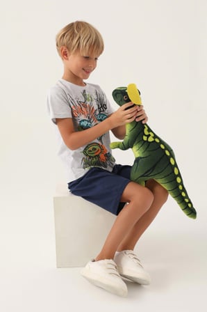 RolyPoly Wild Life Kar Melanj Erkek Çocuk Bermuda Takım