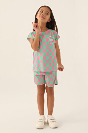 RolyPoly Champion Yeşil Kız Çocuk Şort Takım