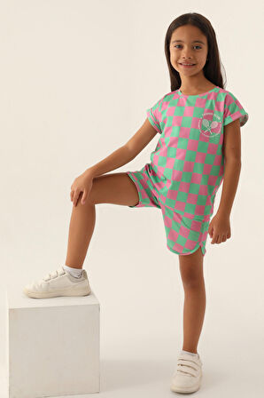 RolyPoly Champion Yeşil Kız Çocuk Şort Takım