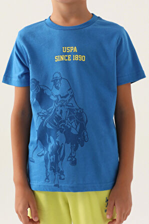 U.S. Polo Assn Lisanslı Since Cobalt Erkek Çocuk Bermuda Takım
