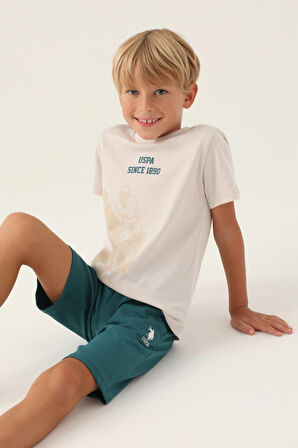 U.S. Polo Assn Lisanslı Since Taş Erkek Çocuk Bermuda Takım