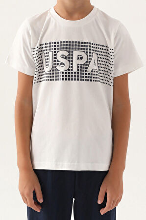 U.S. Polo Assn Lisanslı Dotted Krem Erkek Çocuk Kapri Takım
