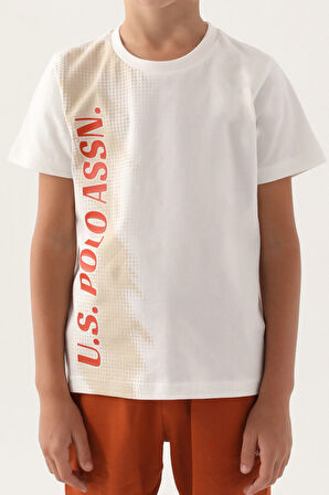 Lisanslı Written Krem Erkek Çocuk Bermuda Takım