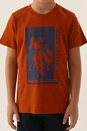 U.S. Polo Assn Lisanslı Sword Kahverengi Erkek Çocuk Kapri Takım