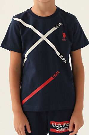 U.S. Polo Assn Lisanslı Times Lacivert Erkek Çocuk Bermuda Takım