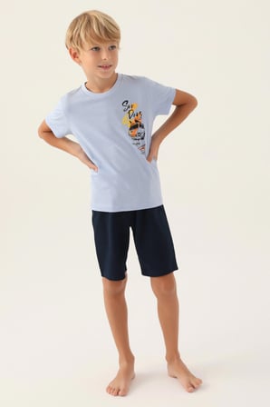 Arnetta 2989C Erkek Çocuk Bermuda Pijama Takım