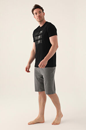 Arnetta Future Siyah Erkek Bermuda Takım