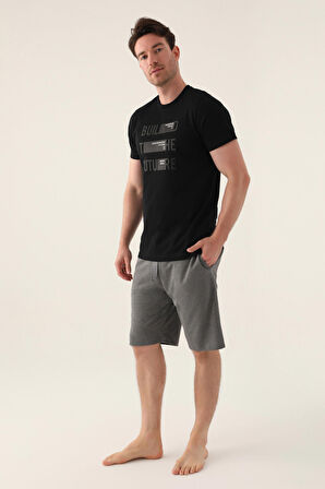 Arnetta Future Siyah Erkek Bermuda Takım