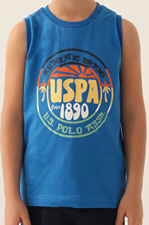 U.S. Polo Assn Lisanslı Tree Cobalt Erkek Çocuk Bermuda Takım