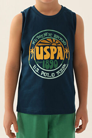U.S. Polo Assn Lisanslı Tree Lacivert Erkek Çocuk Bermuda Takım