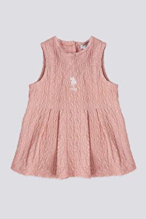 US POLO KIZ BEBEK 2 LI KISA KOL T-SHIRT TAKIM - SOFT PEMBE