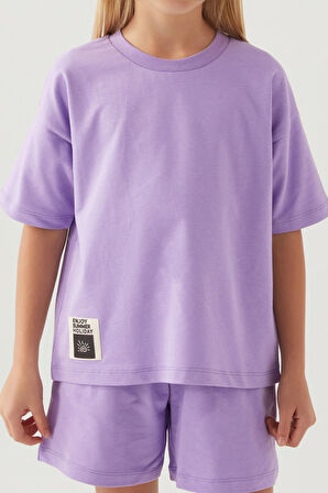 RolyPoly Holiday Lila Kız Çocuk Şort Takım