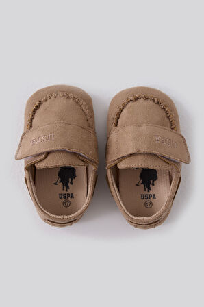 Us Polo Erkek Bebek Bebek Ayakkabı USB2166 Lacivert Kum Kahve