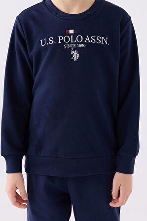 Us Polo Erkek Çocuk Eşofman Takımı US1936 Lacivert