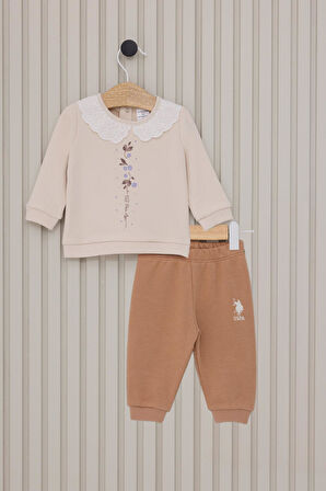 Us Polo Kız Bebek 2 Li Takım