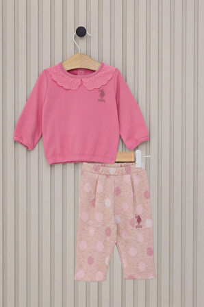 Kız Bebek Pembe 2'li Bebek Takım