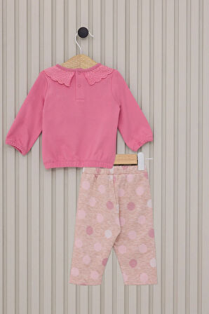 Kız Bebek Pembe 2'li Bebek Takım