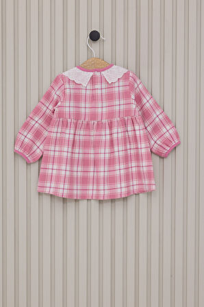 Us Polo Kız Bebek Elbise USB2138 Krem