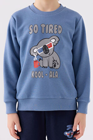 Rolypoly Erkek Çocuk Mavi Eşofman Takımı