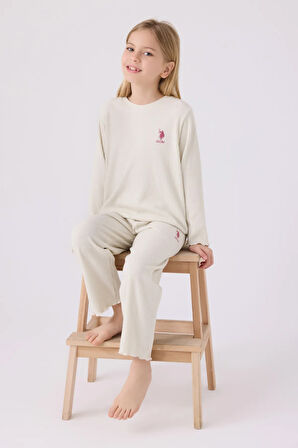 Kum Kız Çocuk Pijama Takımı US1986