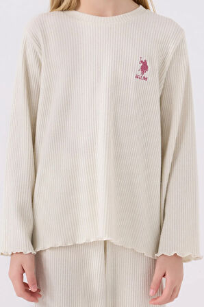 Kum Kız Çocuk Pijama Takımı US1986