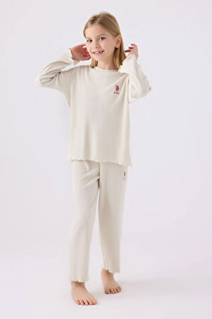 Kum Kız Çocuk Pijama Takımı US1986