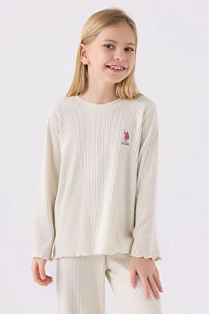 Kum Kız Çocuk Pijama Takımı US1986