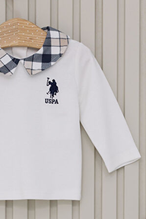 US POLO ERKEK BEBEK PATİKLİ 2LI TAKIM Krem