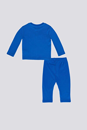 ERKEK BEBEK UZUN KOL 2Lİ TAKIM - COBALT