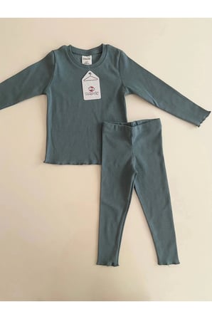 ROLY POLY KIZ ÇOCUK 2LI TAKıM - PASTEL YEŞİL