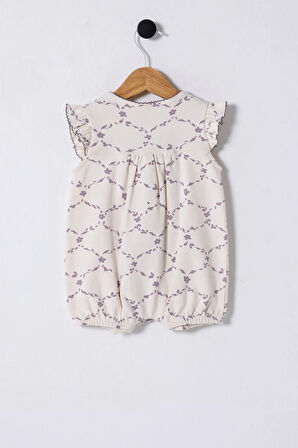 U.S. Polo Assn. Kız Bebek Beyaz Tulum