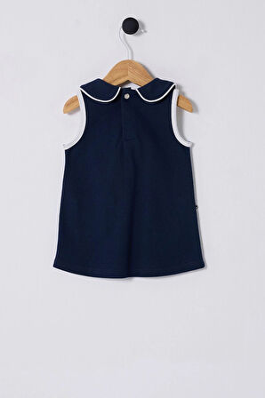 U.S.POLO ASSN.KIZ BEBEK ELBİSE - LACİVERT