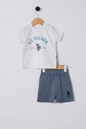 U.S POLO ASSN ERKEK BEBEK 2Lİ TAKIM - Beyaz