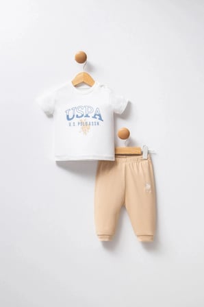 U.S POLO ASSN ERKEK BEBEK 2Lİ TAKIM - Beyaz