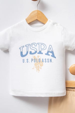 U.S POLO ASSN ERKEK BEBEK 2Lİ TAKIM - Beyaz