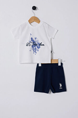 U.S. Polo Assn. Erkek Bebek Beyaz Bebek Takım