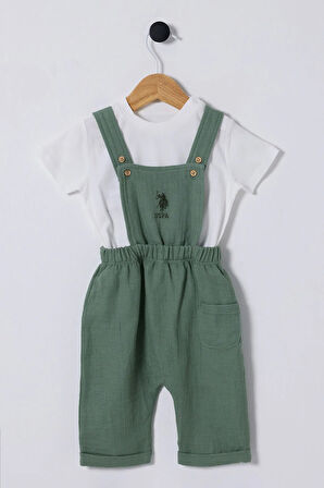 U.S. Polo Assn. Erkek Bebek Haki Bebek Takım