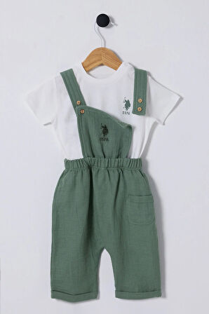 U.S. Polo Assn. Erkek Bebek Haki Bebek Takım