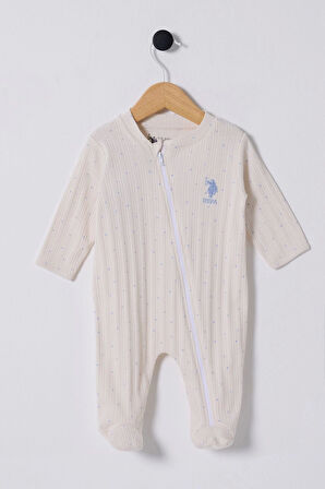 U.S POLO ASSN ERKEK BEBEK PATİKLİ TULUM - Beyaz