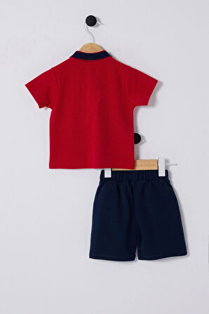 U.S POLO ASSN ERKEK BEBEK 2Lİ TAKIM - KIRMIZI