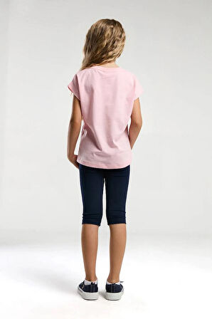 U.S POLO US2081-G KIZ KAPRİ TAYT TAKIM