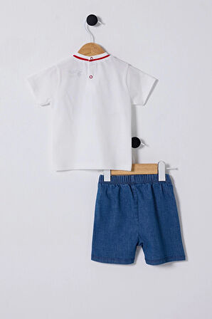 U.S POLO ASSN ERKEK BEBEK 2Lİ TAKIM - Beyaz