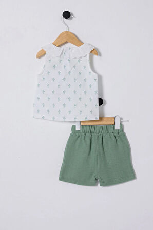 U.S. Polo Assn. Kız Bebek Beyaz Bebek Takım