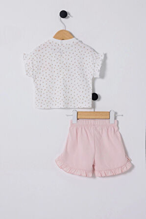 U.S.POLO ASSN. KIZ BEBEK 2Lİ TAKIM - Beyaz